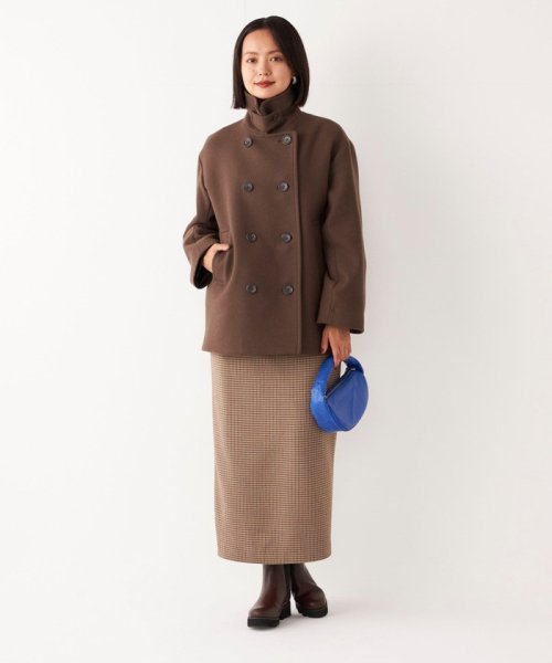 SHIPS Colors:メルトン ショート Pコート SHIPS