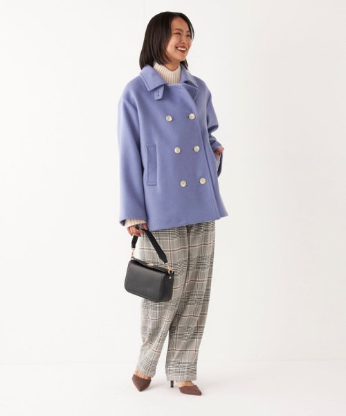 SHIPS Colors:メルトン ショート Pコート SHIPS