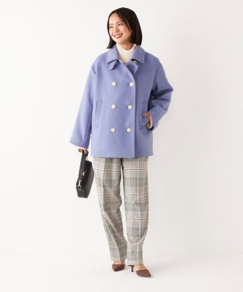 SHIPS Colors:メルトン ショート Pコート SHIPS