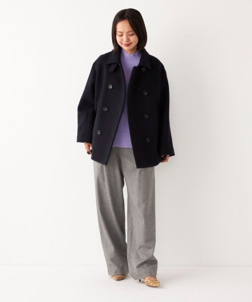 SHIPS Colors:メルトン ショート Pコート SHIPS