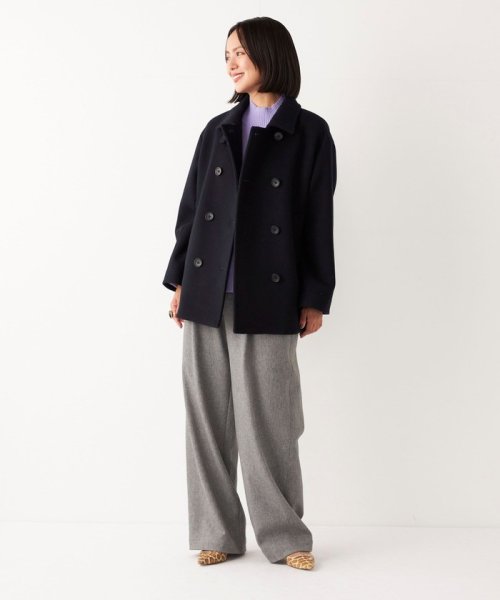 SHIPS Colors:メルトン ショート Pコート SHIPS