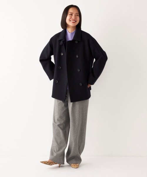 SHIPS Colors:メルトン ショート Pコート SHIPS