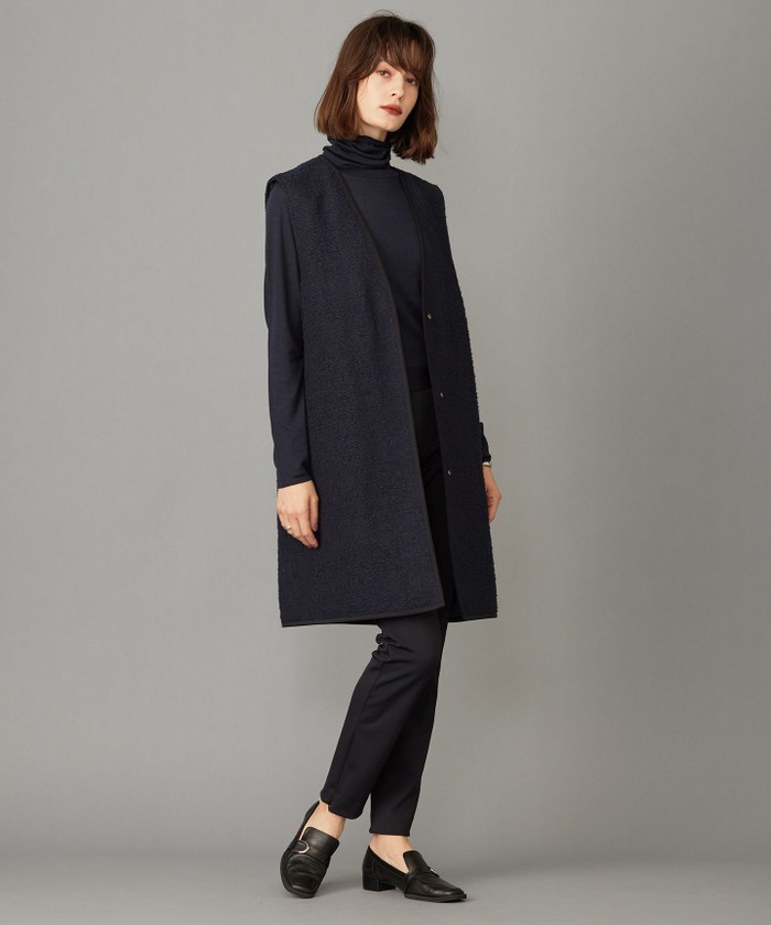 リバーシブル着用可能】 パディングツイード ベスト(505732024)｜阪急