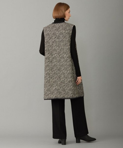 【リバーシブル着用可能】 パディングツイード ベスト 