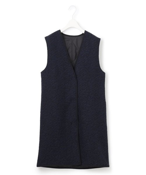 【リバーシブル着用可能】 パディングツイード ベスト 