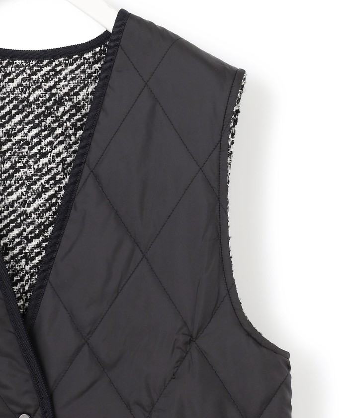 リバーシブル着用可能】 パディングツイード ベスト(505732024)｜阪急