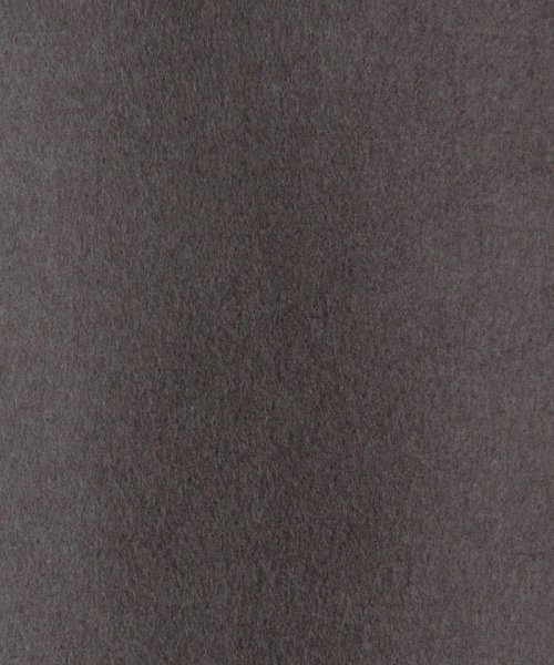 【一部WEB限定】ダブルフェイスメルトンビーバー ノーカラーコート 