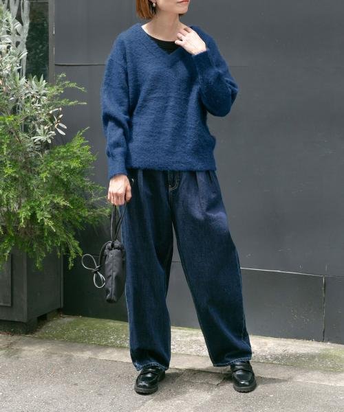 URBAN RESEARCH DOORS(アーバンリサーチドアーズ)/FORK&SPOON　モヘアニットVネックプルオーバー/img18