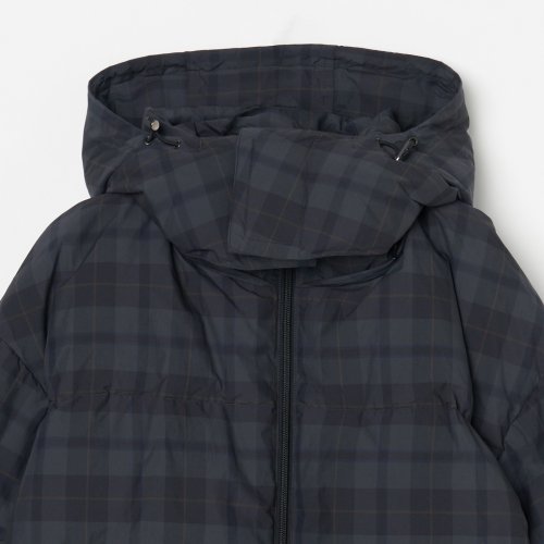 HELIOPOLE(エリオポール)/SHORT DOWN HOODY(PLAID）/img01