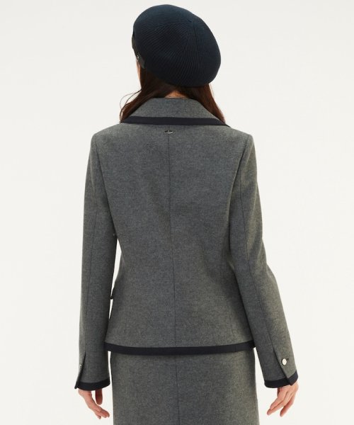 トリミングデザインジャケット【HEAT NAVI】【アウトレット】 HEAT