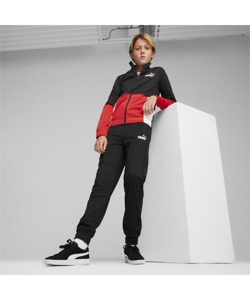 PUMA(PUMA)/キッズ ボーイズ カラーブロック ポリ スーツ 上下セット B 128－152cm/img09