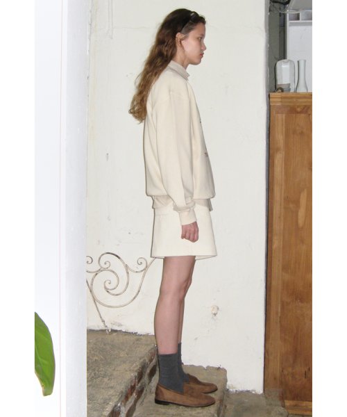 【韓国人気ブランド/sinoon】プリントスウェットプルオーバー【洗える】 