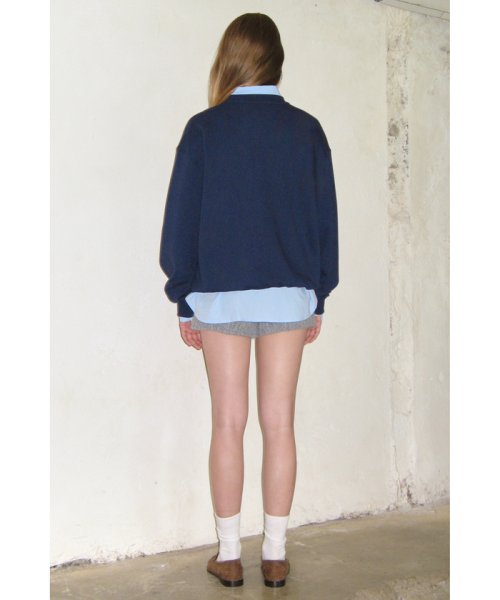 【韓国人気ブランド/sinoon】プリントスウェットプルオーバー【洗える】 