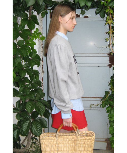 【韓国人気ブランド/sinoon】ORIGINパフスウェットプルオーバー【洗える】 