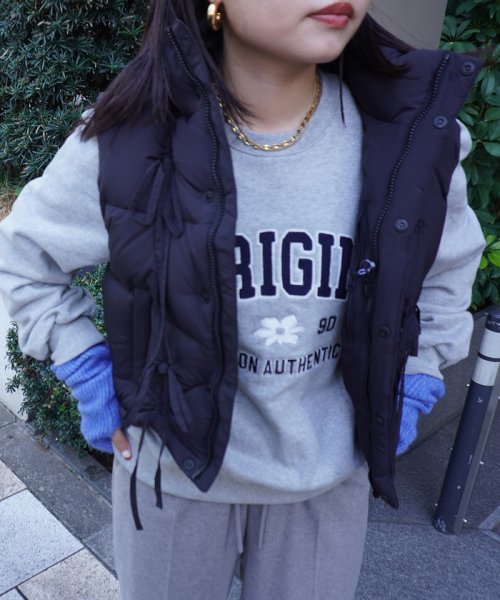 【韓国人気ブランド/sinoon】ORIGINパフスウェットプルオーバー【洗える】 