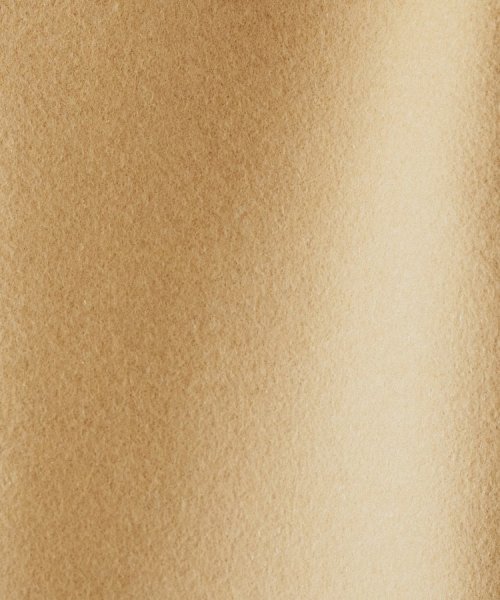 【日本製／通勤／フォーマル】カシミヤ混ノーカラーコート 