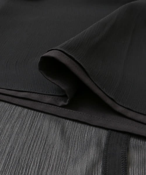 楊柳シアーロングドレス 商品説明【優雅なムード漂う、シアーロングドレス】ボリュームスリーブで程良い甘さをプラスした、上品なシアー感が魅力的なドレス。楊柳の凹凸が大人可愛く、滑らかな素材感もポイントです。バックス M1439625116(11000円)