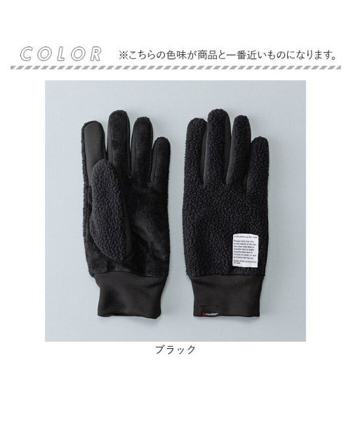 BACKYARD FAMILY(バックヤードファミリー)/MEN POLARTEC ThermalPro ピッグスエード コンビグローブ/img10