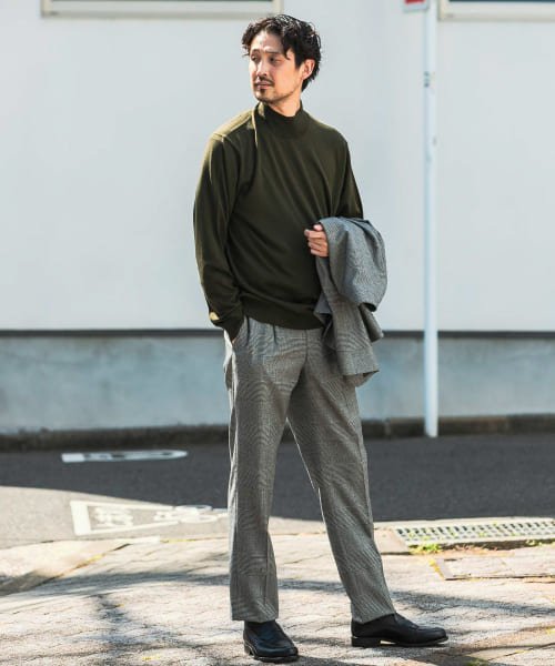 URBAN RESEARCH DOORS(アーバンリサーチドアーズ)/LIFE STYLE TAILOR　マシンウォッシャブルハイゲージモックニット/img33