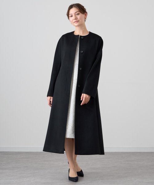 カシミヤノーカラーベルトコート 着用サイズ なし model