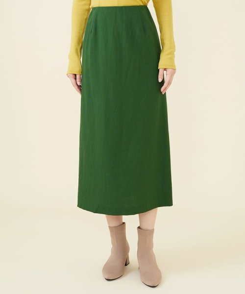 ウールワッシャーナロースカート 