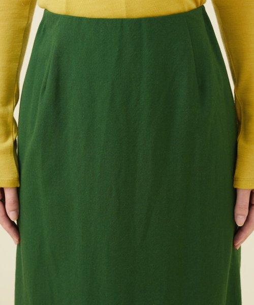 ウールワッシャーナロースカート 