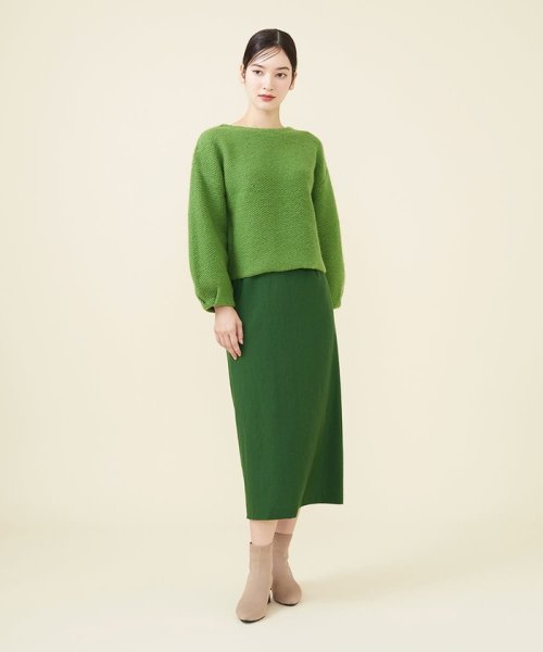 ウールワッシャーナロースカート 