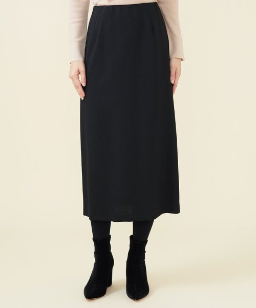 ウールワッシャーナロースカート 