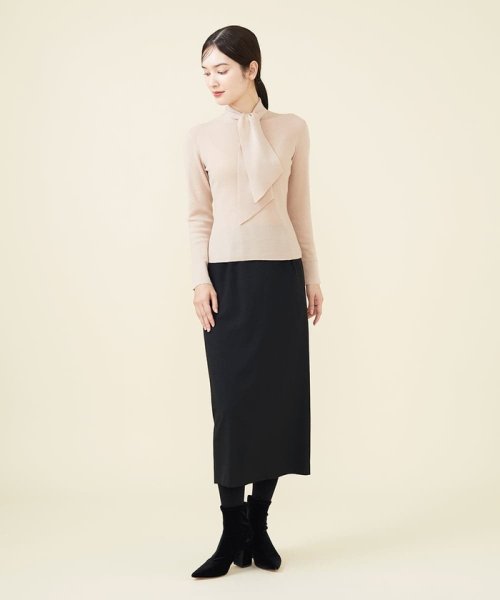 ウールワッシャーナロースカート 