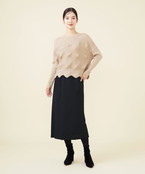 ウールワッシャーナロースカート 