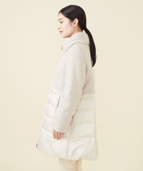 ニットコンビネーションダウン 