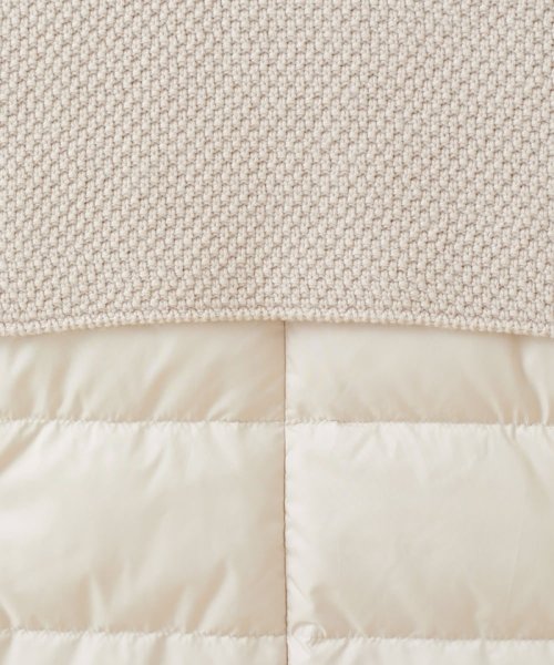 ニットコンビネーションダウン 