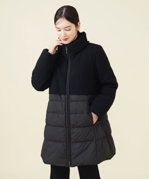 ニットコンビネーションダウン 