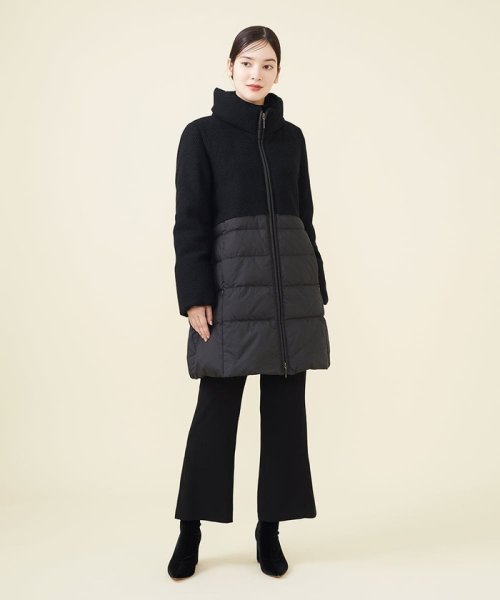 ニットコンビネーションダウン 