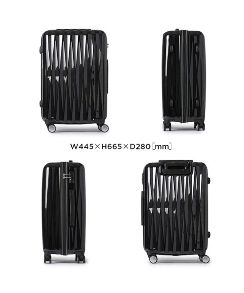 スーツケース 60L Mサイズ 中型 軽量 DBCラゲージ HIRODBC bdy1951－24 軽量 ｜約