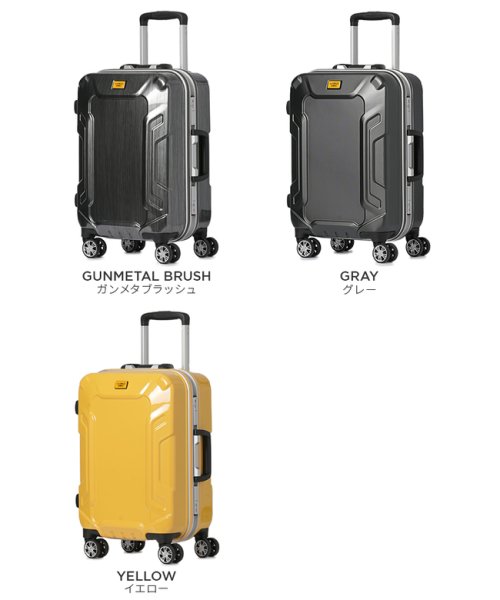 スーツケース 機内持ち込み 30L Sサイズ SS アルミフレーム イエロー グレー 軽量 DBCラゲージ HIRODBC dya8168－18 ｜約