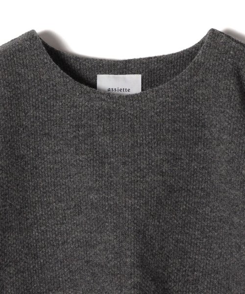【SHIPS別注】assiette:2WAY ボリューム スリーブ プルオーバー ◇ assiette