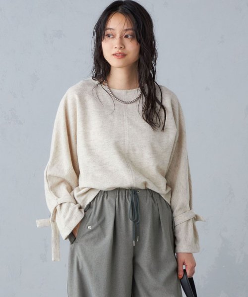 【SHIPS別注】assiette:2WAY ボリューム スリーブ プルオーバー ◇ assiette
