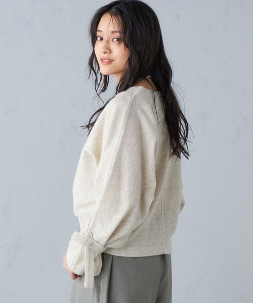 【SHIPS別注】assiette:2WAY ボリューム スリーブ プルオーバー ◇ assiette