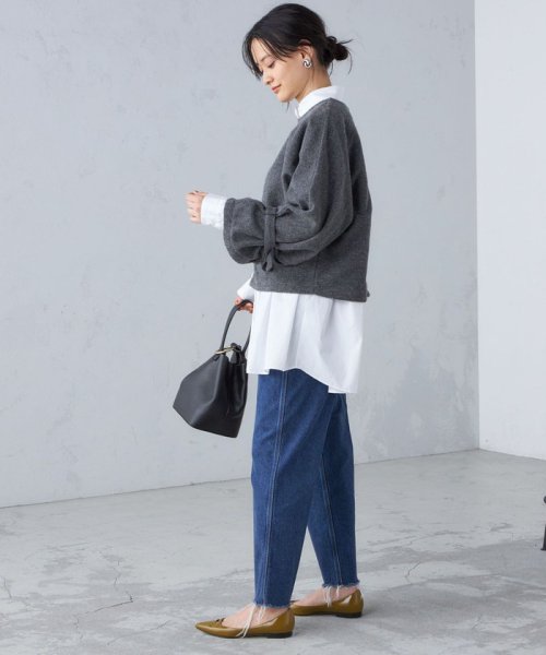 【SHIPS別注】assiette:2WAY ボリューム スリーブ プルオーバー ◇ assiette