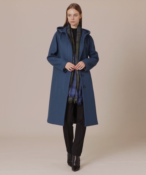 MACKINTOSH LONDON(MACKINTOSH LONDON（レディース）)/【エクラ掲載】【CHRYSTON/クリストン】ウールダブルクロスフーデットコート/img01