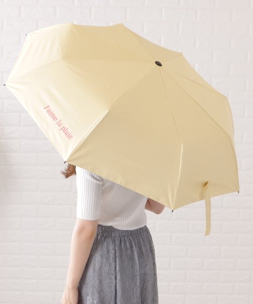 Lace Ladies(レースレディース)/晴雨兼用ニュアンスカラーロゴ付き折りたたみ傘/img14