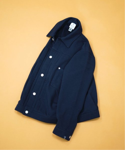 【LOOPWHEELER for LOWERCASE × POGGYTHEMAN】別注 スウェット トラッカージャケット LOOPWHEELER LOWERCASE POGGYTHEMAN ループウィラー