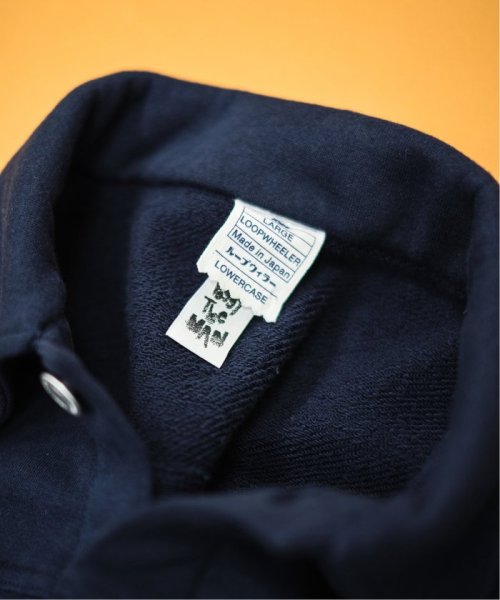 【LOOPWHEELER for LOWERCASE × POGGYTHEMAN】別注 スウェット トラッカージャケット LOOPWHEELER LOWERCASE POGGYTHEMAN ループウィラー