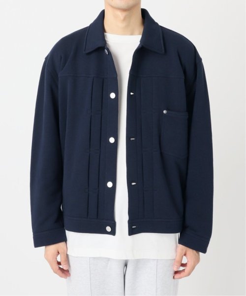 【LOOPWHEELER for LOWERCASE × POGGYTHEMAN】別注 スウェット トラッカージャケット LOOPWHEELER LOWERCASE POGGYTHEMAN ループウィラー