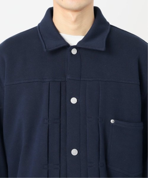 【LOOPWHEELER for LOWERCASE × POGGYTHEMAN】別注 スウェット トラッカージャケット LOOPWHEELER LOWERCASE POGGYTHEMAN ループウィラー