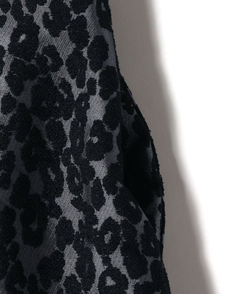 Primary NavyLabel:〈手洗い可能〉レオパード ジャカード スカート Primary