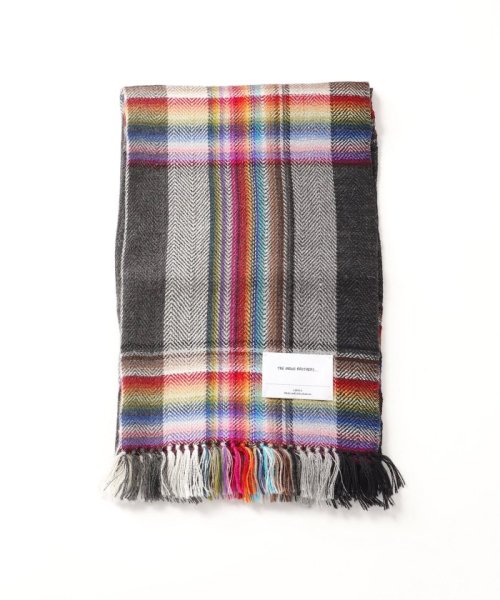 【THE INOUE BROTHERS / ザ イノウエブラザーズ】Multi Coloured Scarf INOUE THE BROTHERS イノウエブラザーズ