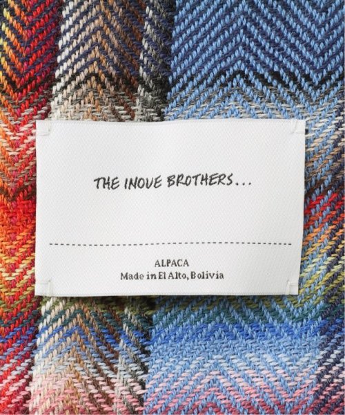 【THE INOUE BROTHERS / ザ イノウエブラザーズ】Multi Coloured Scarf INOUE THE BROTHERS イノウエブラザーズ