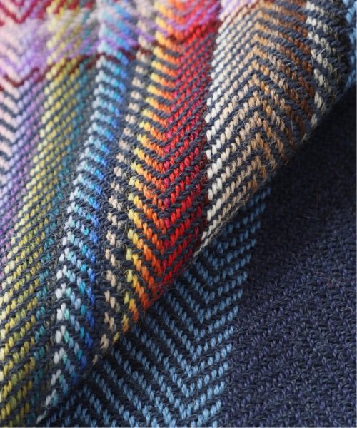 【THE INOUE BROTHERS / ザ イノウエブラザーズ】Multi Coloured Scarf INOUE THE BROTHERS イノウエブラザーズ